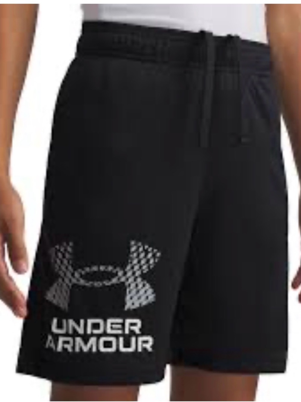 Under Armour Black Athletic Tech Logo Shorts | Size XL